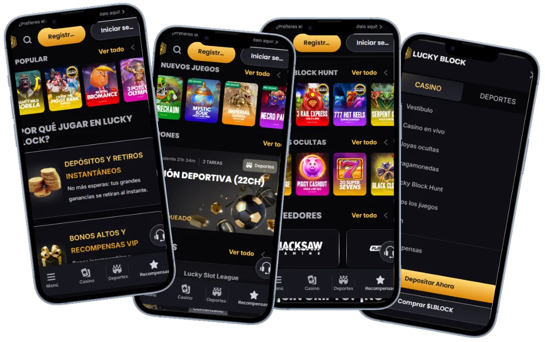 Lucky Block Casino aplicación móvil Lucky Block Casino aplicación móvil para casino y apuestas deportivas